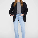 Jeremy Baseball Cap in Oyster Grey ANINE BING