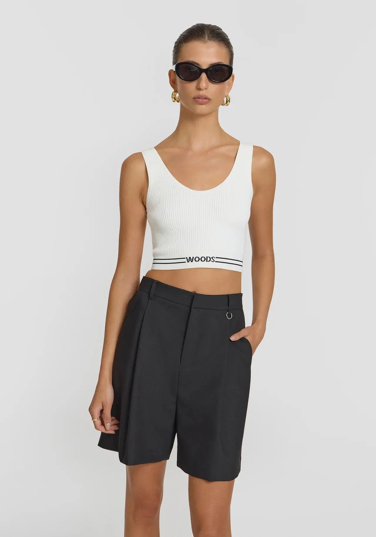 Unisex Granger Short in Black Viktoria + Woods