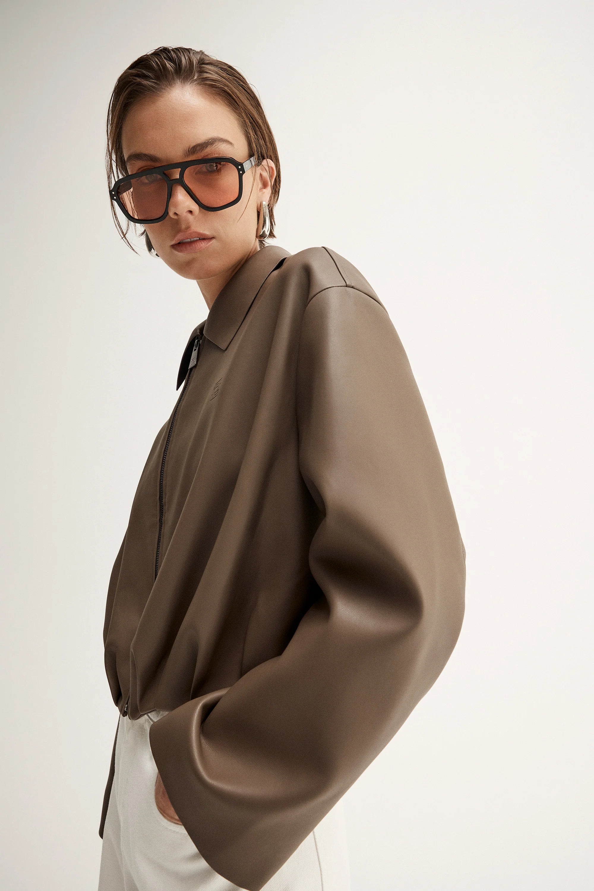 Rae Jacket in Taupe Elka Collective