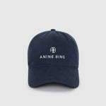 Jeremy Baseball Cap in Washed Navy Anine Bing