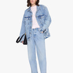 Jaylin Collegiate Tee in Powder Pink Anine Bing