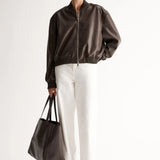 Brown bomber jacket Elka Collective at clothlifestyle boutique 