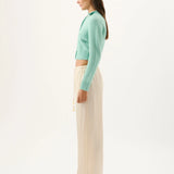Miles Pant in Ivory Roame