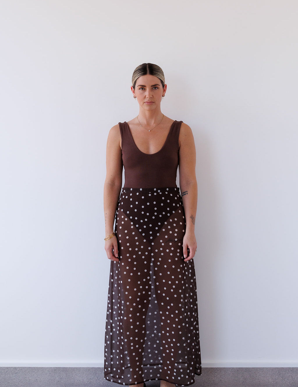 Ruby Skirt in Chocolate Mabel