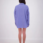 Mahalo Shirt in Blue Jasmine Alexa