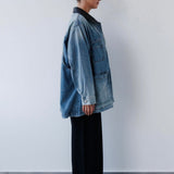 Charlie Jacket in Blue Denim Mabel