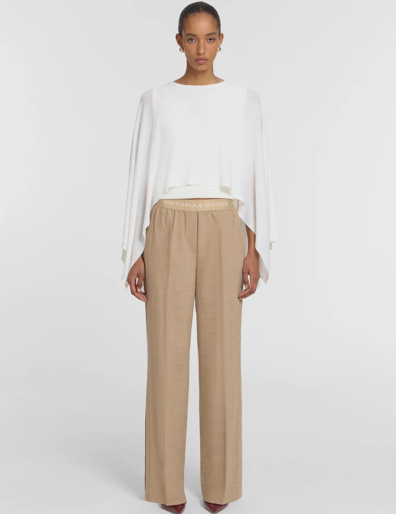 Hemsworth Trouser in Camel Viktoria + Woods