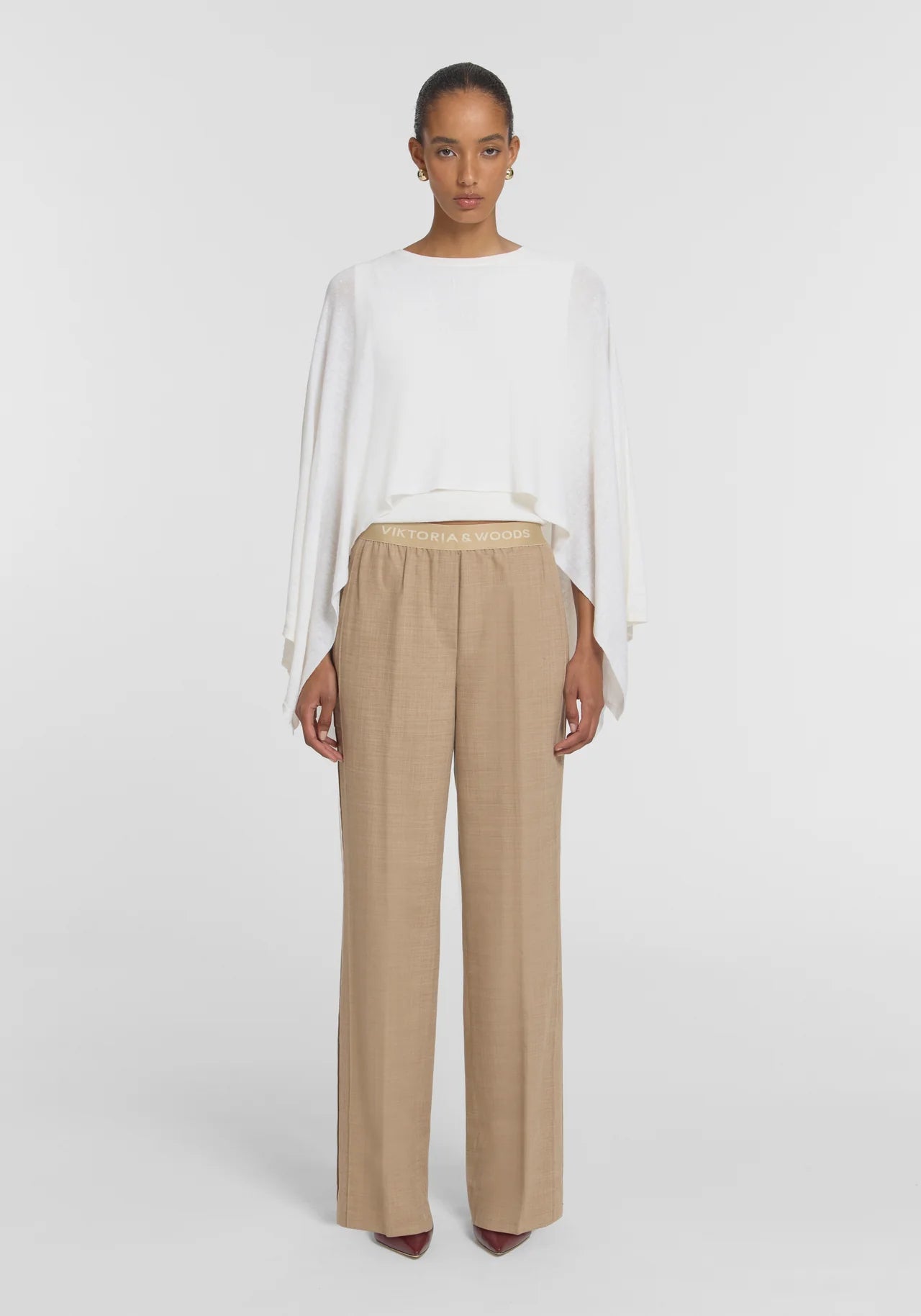Hemsworth Trouser in Camel Viktoria + Woods