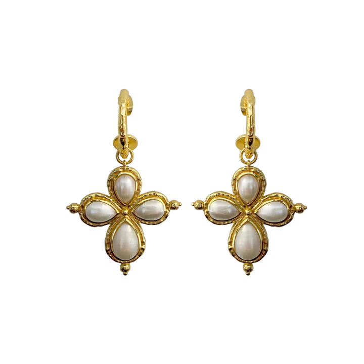 Rosalia Earrings Glass Pearl