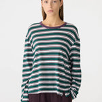 Stripe Boyfriend Long Sleeve T-Shirt (Copy) BASSIKE