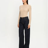Quinn Knit Top in Taupe