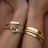 Valentine Bracelet in Gold Arms of Eve