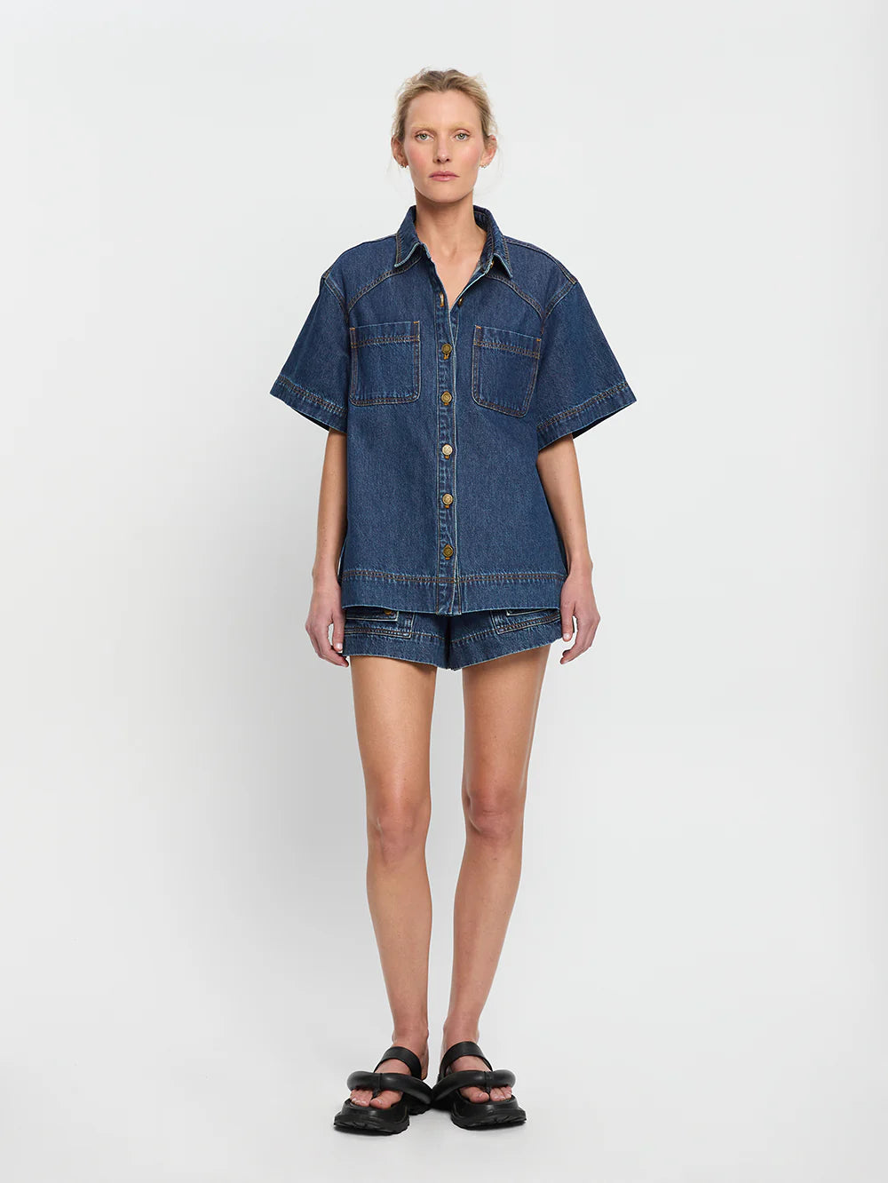 Paloma Shirt in Indigo