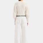 Lise Cardigan in Ivory Sir.