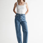 Odin Straight Leg Jean in Trinity Blue Elka Collective