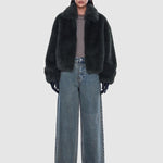Daphne Faux Fur Bomber Ena Pelly