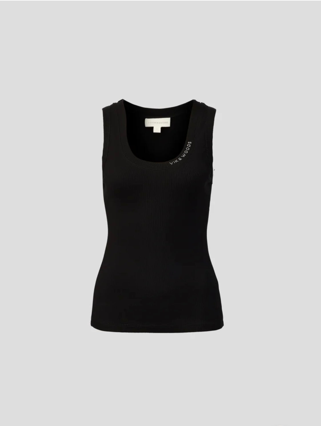 Black rib cotton tank clothlifestyleboutique
