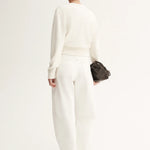 Posie Knit Cardigan in White Elka Collective