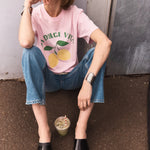 Lemon Dolce Vita Boxy Tee Maku