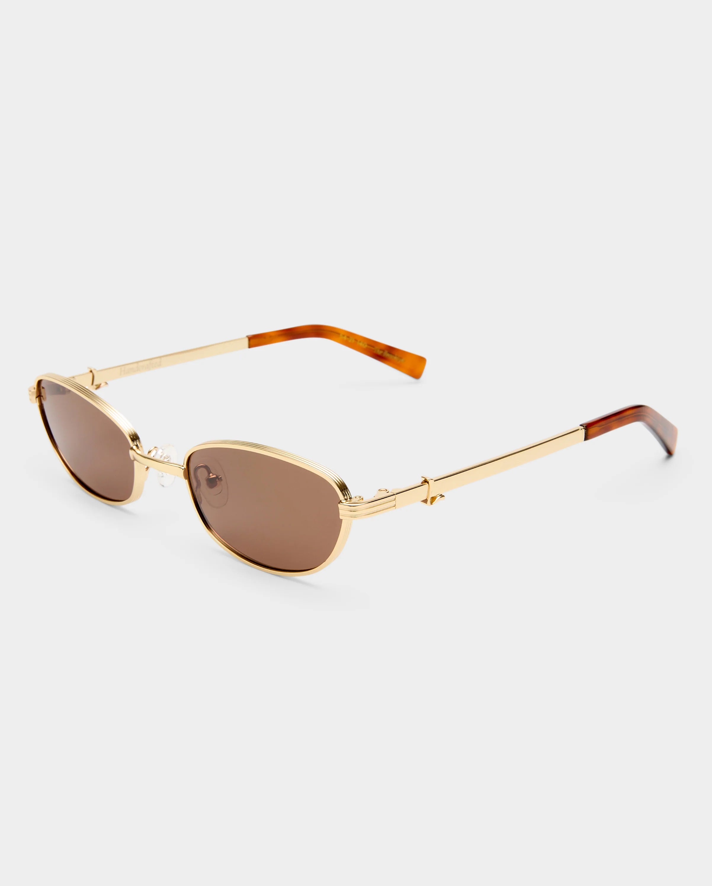 The Brooklyn Sunglasses in Gold Luv Lou