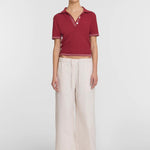 Masquerade Polo in Red Viktoria + Woods