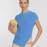 Memphis Knit Top in Blue