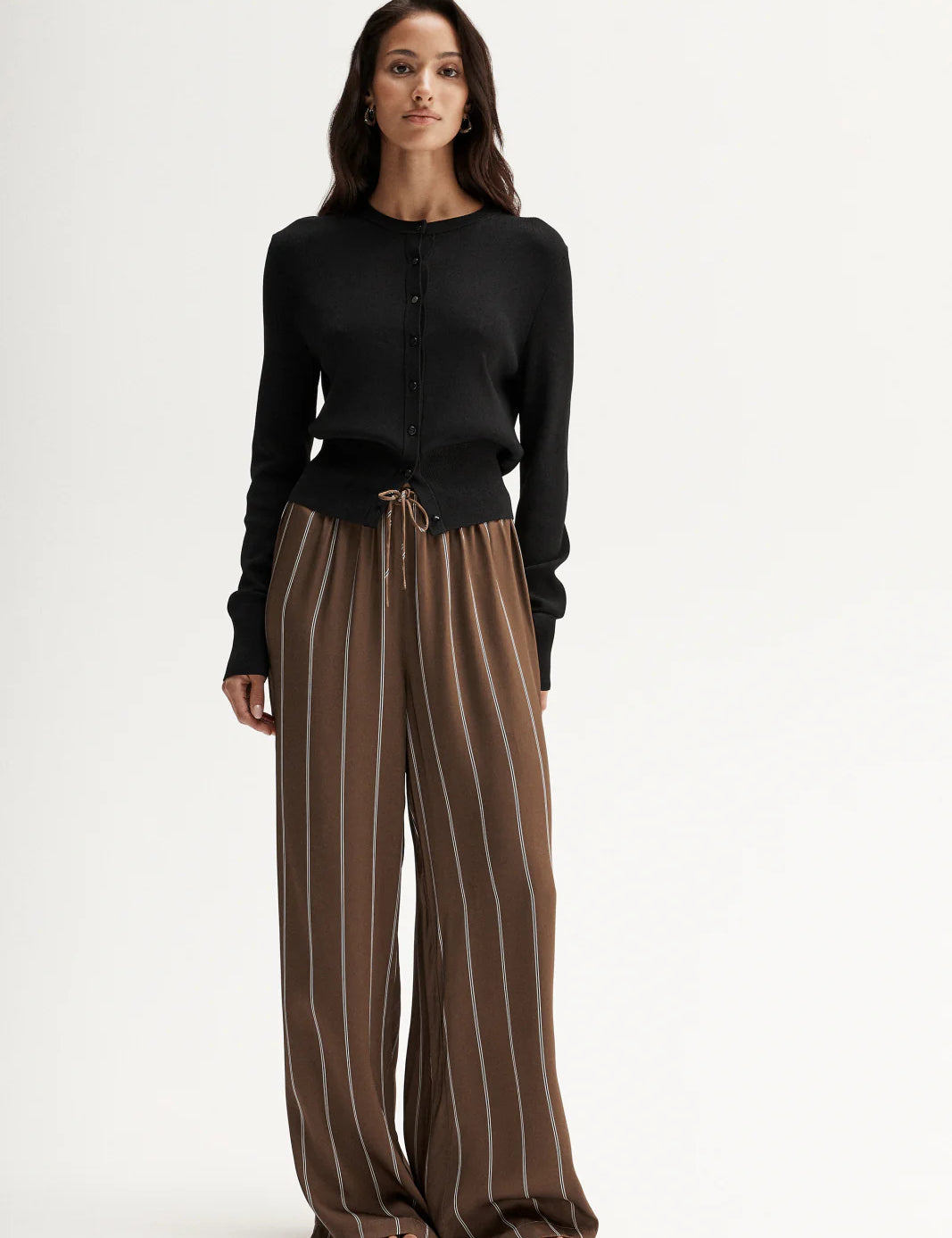 Petra Pant in Tan Stripe Elka Collective