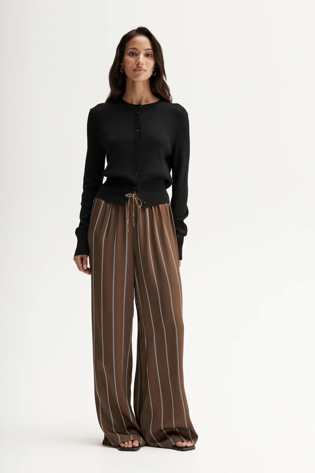 Petra Pant in Tan Stripe Elka Collective