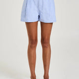 Tailored Short In Blue Stripe