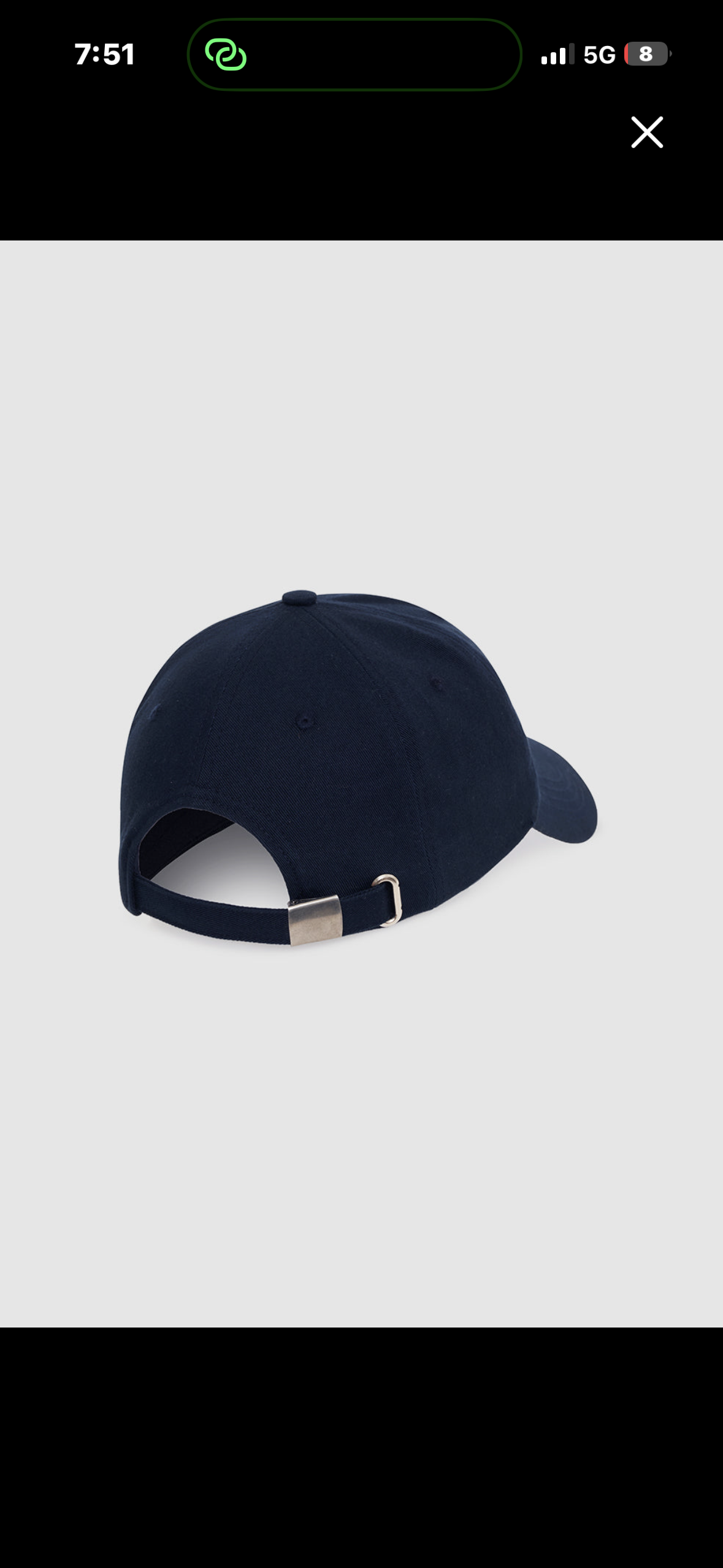Collegiate Cap in Navy ANINE BING
