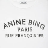 Cohen Tee Paris Stencil in Ivory