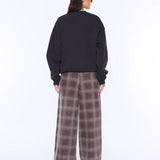 Mila Oversized Sweat in Charcoal