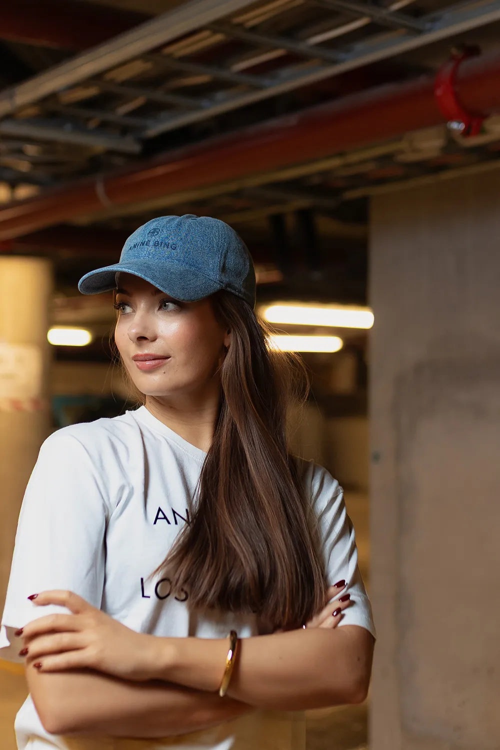 Jeremy Cap in Shadow Blue ANINE BING