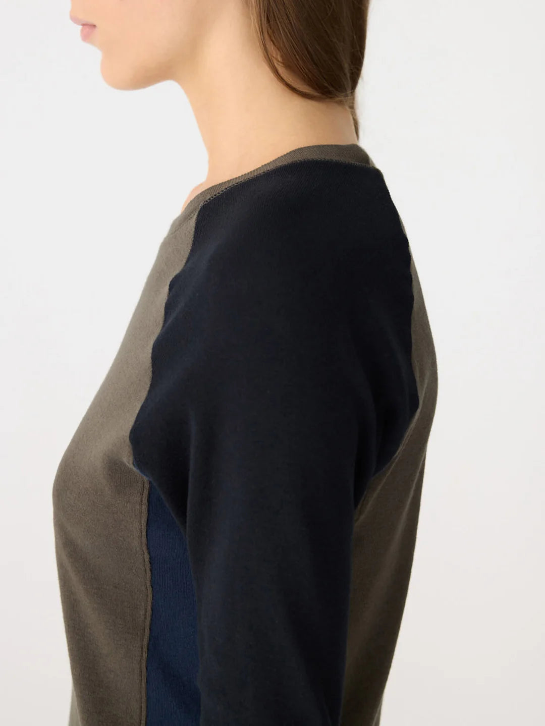 Panelled Rib L/S Baby T- Shirt BASSIKE