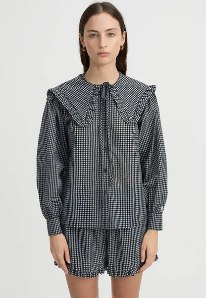 Maja Shirt in Blue Gingham