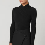 Amrita Bodysuit in Black Bayse Brand
