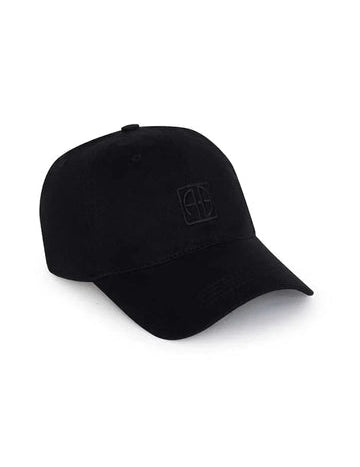 Jeremy Baseball Cap Framed Monogram in Black Anine Bing
