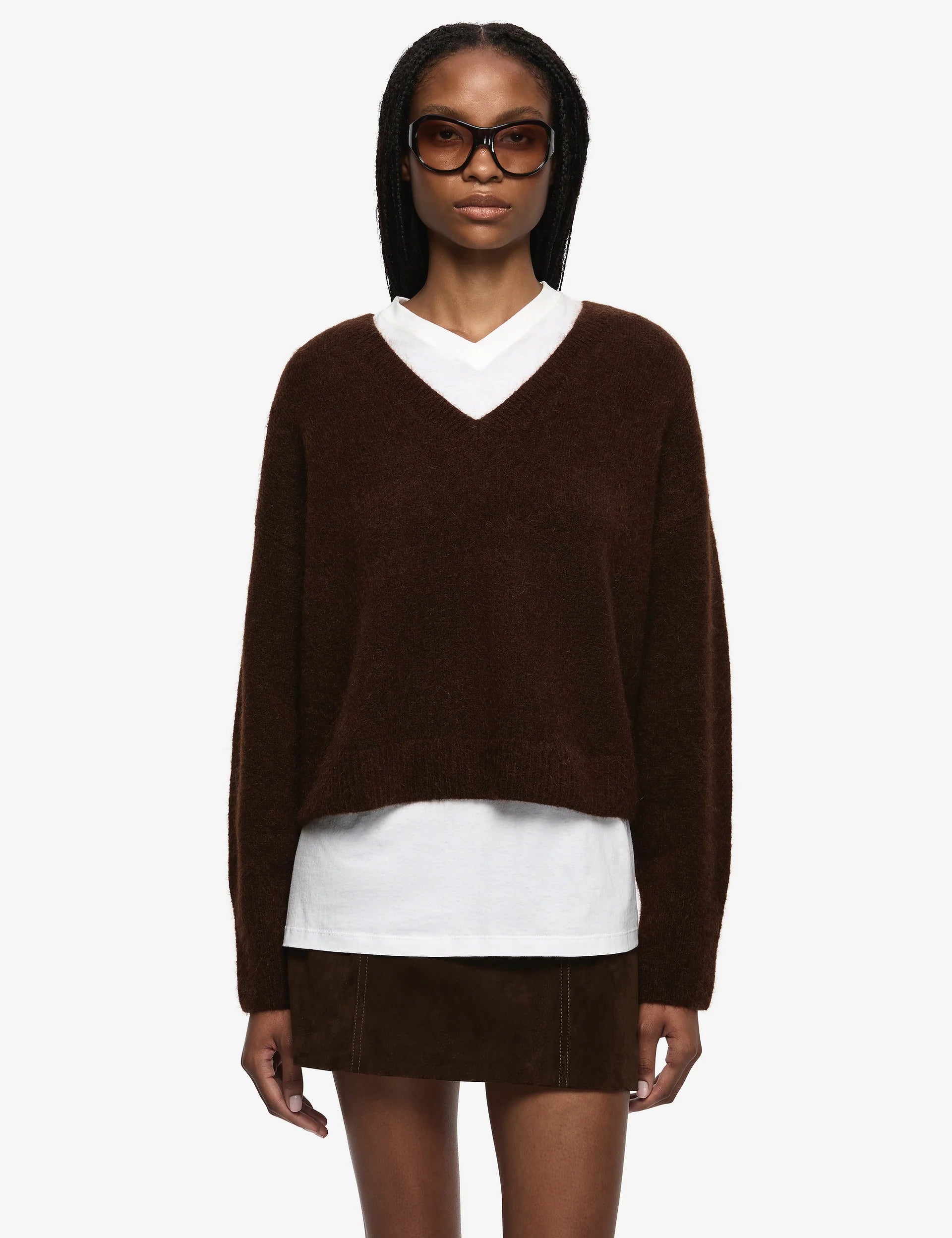 Campbell V Cropped Jumper Bec and Bridge