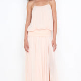 Camille Blouson Dress in Peach Bec and Bridge