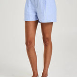 Tailored Short In Blue Stripe