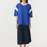 Oversized Rib Detail T-Shirt