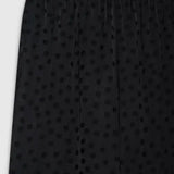 Elain Pant in Black Dot Jacquard