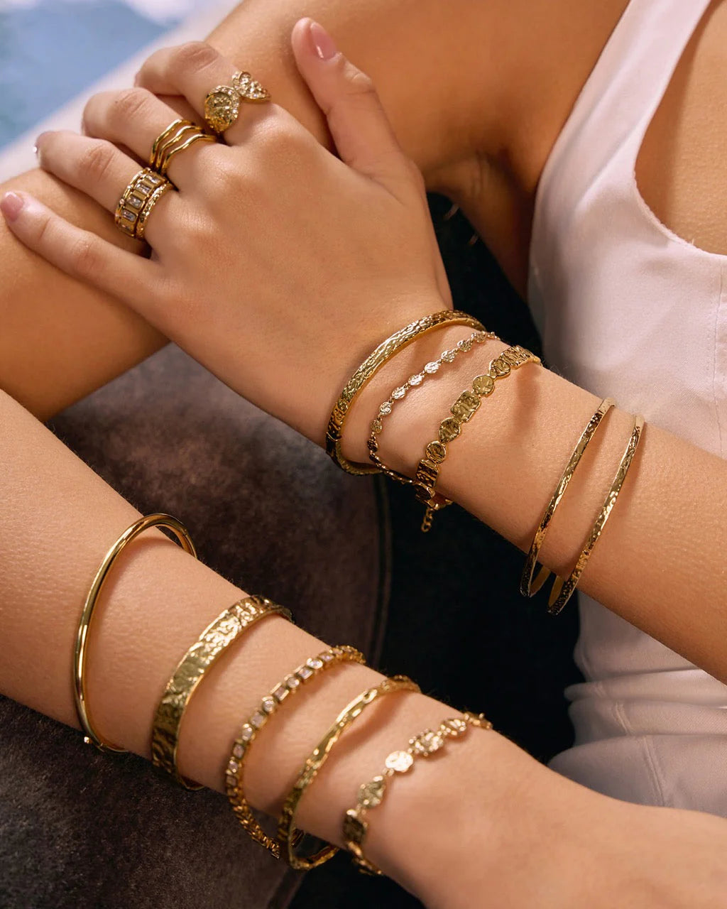 Zilla Gold Cuff Arms of Eve