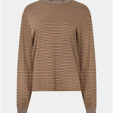 Stripe Slouch L/S In Brown Stripe