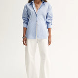 Holland Stripe Shirt in Blue Elka Collective
