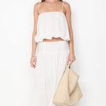 Marlowe Maxi Skirt in White Bec and Bridge