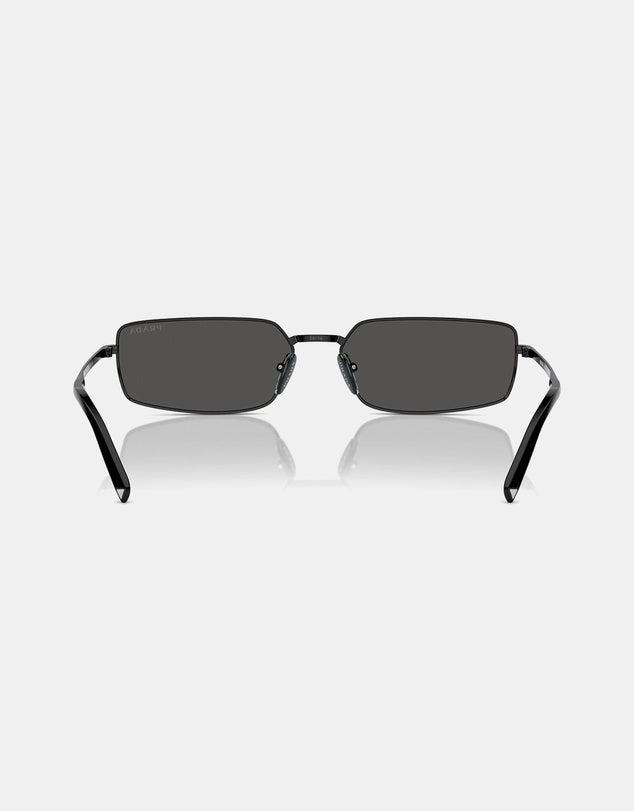 Prada Rectangular Metal Sunglasses