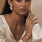 Stassia Gold Earrings