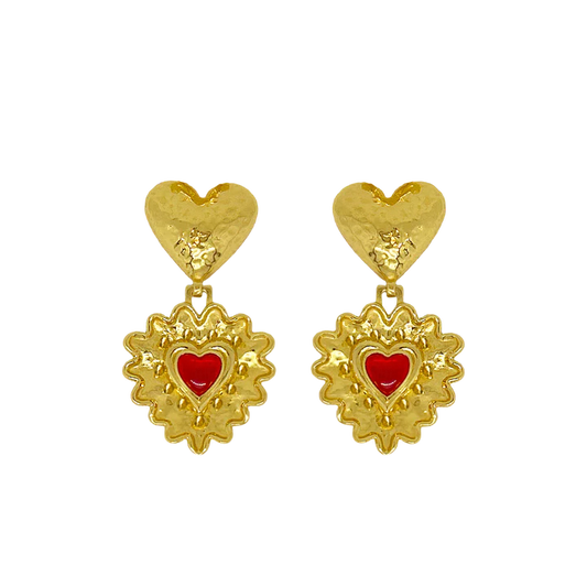 Cordelia Earrings in Gold