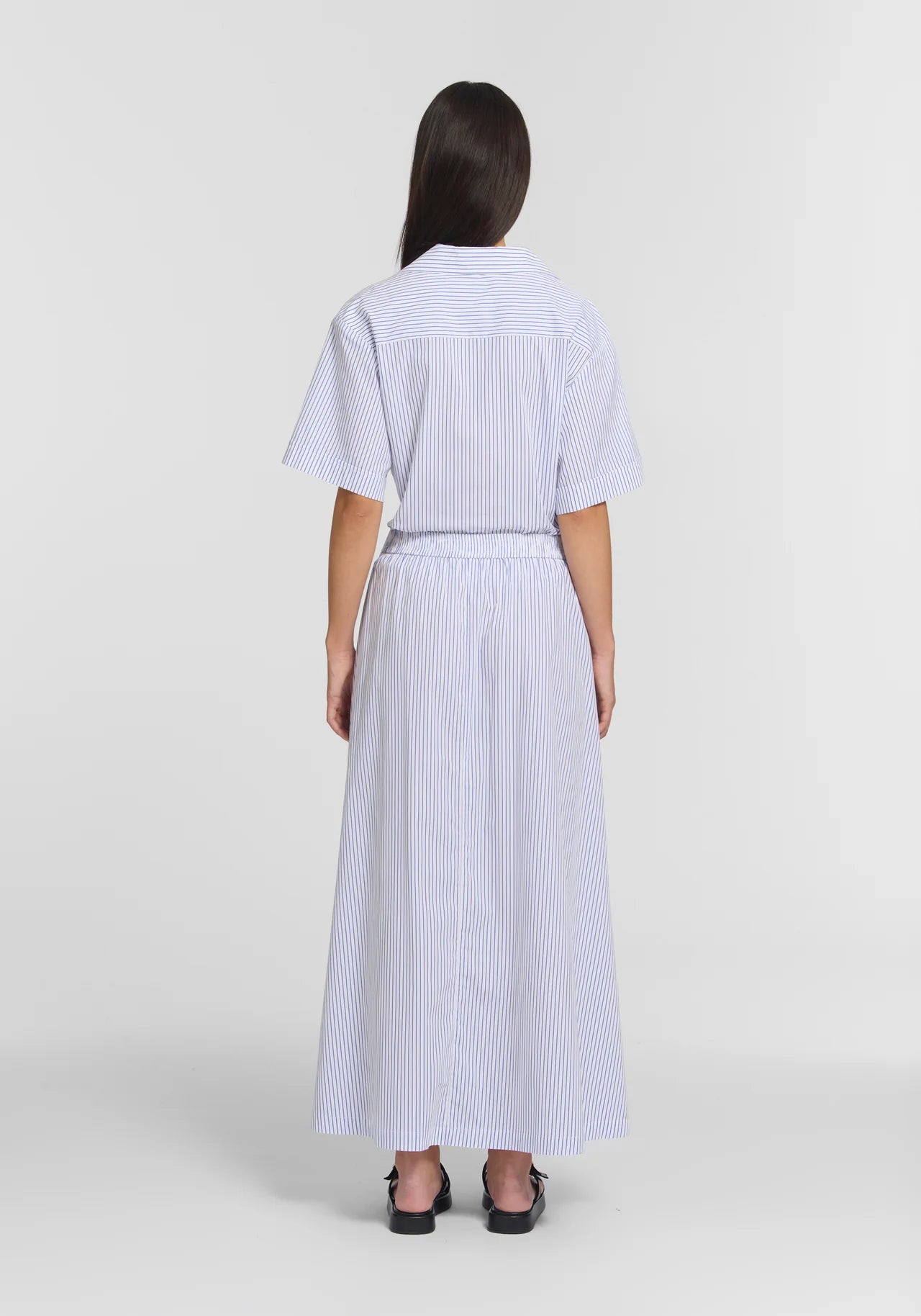 Ezra Skirt in Stripe Viktoria + Woods